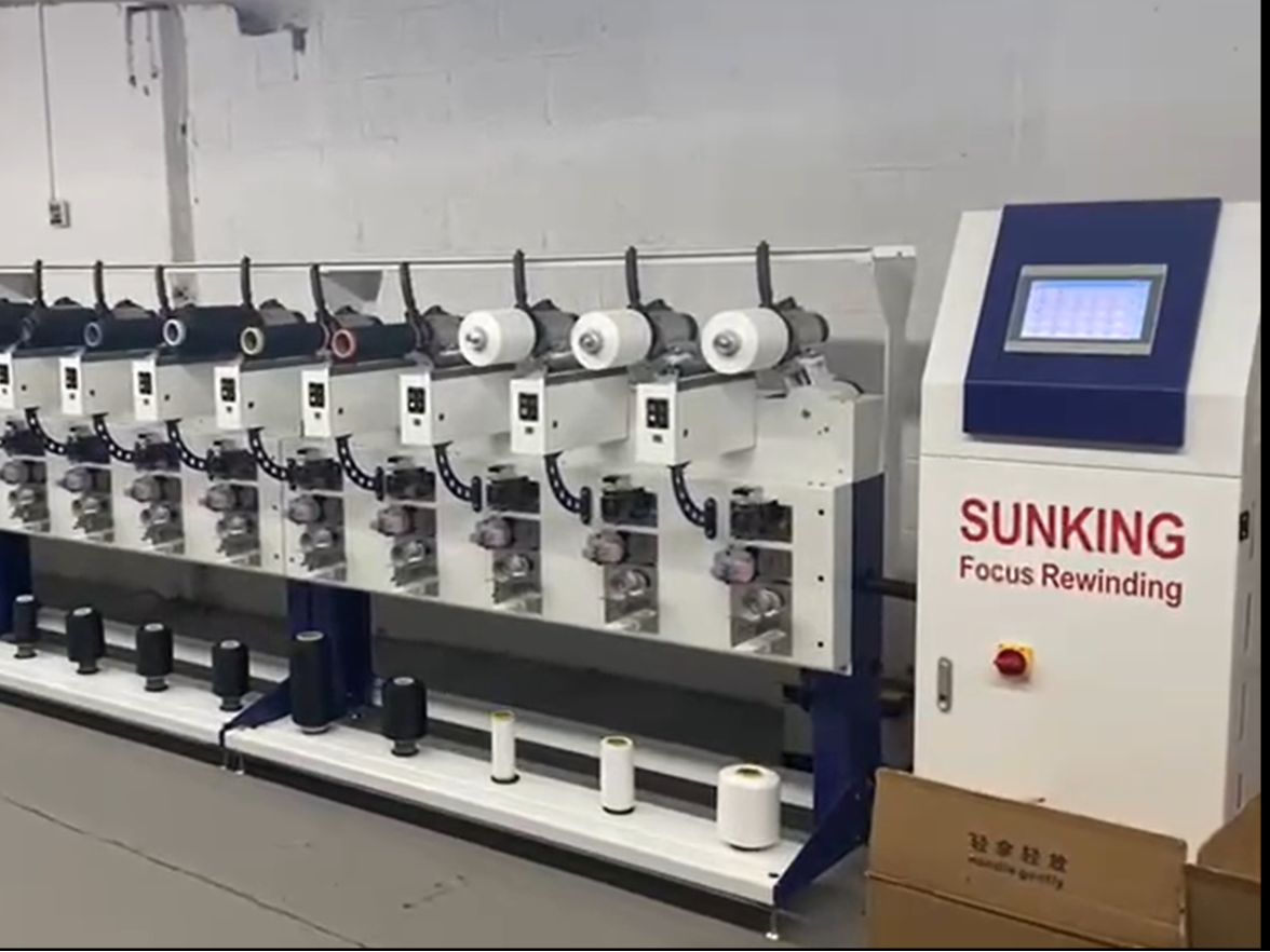 Precision winding machine running at Mexico 